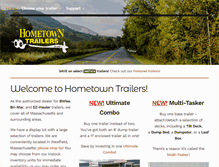 Tablet Screenshot of hometowntrailers.com